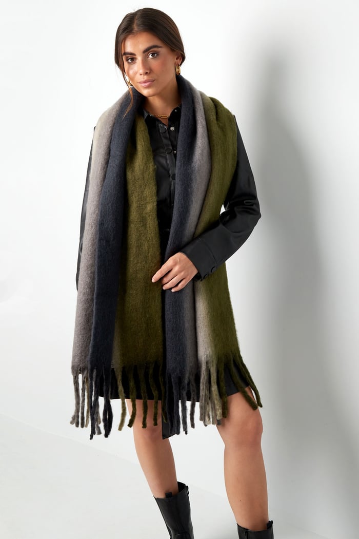 Sciarpa invernale ombre colori grigio h5Immagine4